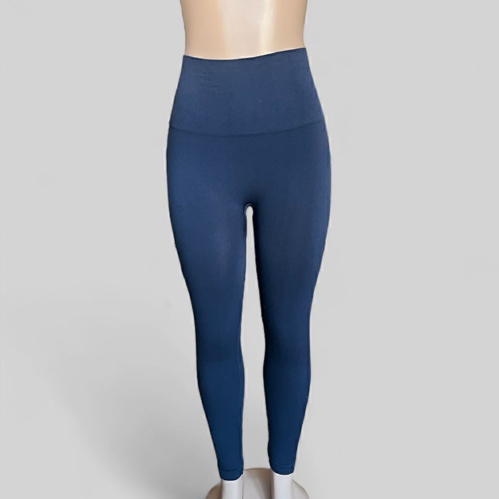 Spanx blue body sculpting leggings
